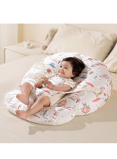 Buy Baby Nursery Pillow, Removeable Breastfeeding Pillows, Toddler Bedding, Babies Nest for Sleeping, Anti vomit Milk Headrest for Newborn and Infant, 15 Degree Incline, for Better Night's Sleep in Saudi Arabia