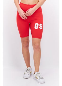 اشتري Women Sportswear Fit Training Shorts, Red في الامارات