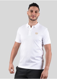 Buy Men's Liquid Touch Polo  - White in Saudi Arabia