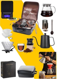 Buy Coffee Set V60 Arabic Barista Coffee Bag set of 9 pcs V60 set in UAE