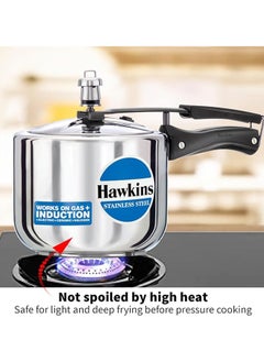 Buy Hawkins SS Pressure Cooker Tall 3 Ltr Ind. in UAE