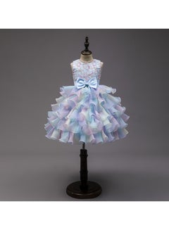 اشتري New Princess Dress Birthday Bow Dress في الامارات