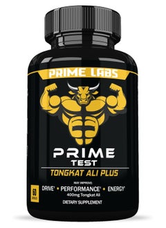 Buy Prime Test Tongkat Ali Plus Dietary Supplement Support Stamina And Strength  - 60 Caplets in Saudi Arabia