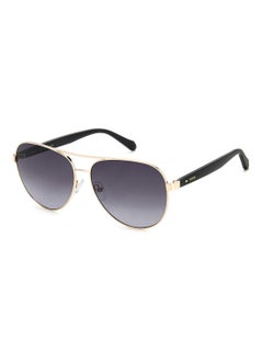 Buy Women's Uv Protection Pilot Shape  Sunglasses Fos 3150/G/S Grey 53 - Lens Size: 52.9 Mm - Lgh Gold L in Saudi Arabia