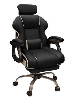 Buy Office chair with high backrest, adjustable headrest and footrest, and waterproof in Saudi Arabia