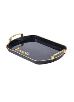 Buy A set of melamine trays inlaid with gold, 3 pieces, different sizes in Egypt