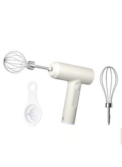 اشتري Electric Egg Beater with Two Wire Beaters Food Beater Whisk 3 Speeds Upright Wireless Handheld Mixer with Egg Separator for Baking Cake Egg Cream في الامارات