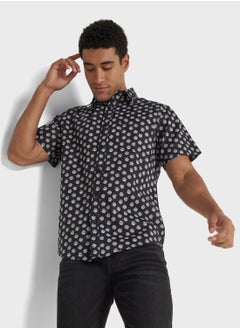 Buy Geo Print Shirt in Saudi Arabia