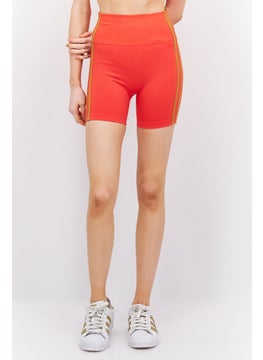 اشتري Women Sport Fit Training Short, Orange في الامارات