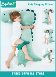 Buy 2-In-1 Kids' Dinosaur Doll Plush Pillow, Cute and Stuffed Animal Toy, Soft Cartoon Sleep Pillows for Baby, for Children's Independent Sleeping  with Detachable Design, Super-Gentle Bedding in UAE