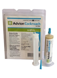 اشتري Advion Cockroach Gel Bait. Cockroach killer Gel. Cockroach Remover Gel. 1 tube 1x30 gram في الامارات