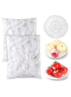 Buy Disposable Elastic Stretch Fresh Keeping Bags, Food Storage / Disposable Bowl Covers, Dish Plate Plastic Lids, Universal Kitchen Wrap Seal Bags - Clear in UAE