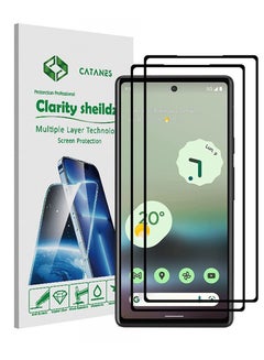 Buy 2 Pack Google Pixel 7a Tempered Glass Screen Protector Full Glue Back in UAE