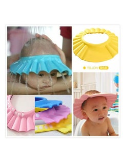 Buy 2 pieces) full shower cap for children - bath cap - head cover - with two snaps to expand and narrow it according to the size of the child's head - multi-colored in Egypt