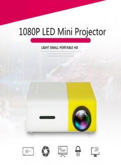 Fosa Mini Projector Portable 1080P LED Projector Home Cinema Theater  Indoor/Outdoor Movie projectors Support Laptop PC,HDMI Input,Need Data  Cable