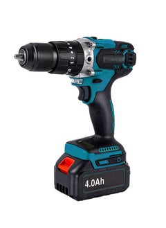 Buy Multifunctional High-Power 13mm Electric Drill, Lithium Battery Two-Speed Rechargeable Drill Tool Set 850W in UAE