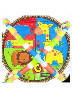 Buy VIO Baby Activity Gym Mat, Tummy Time Mat with Removable Toys, Easy-Carry Bar, Washable Padded Activity Mat, Play Gym for Newborn, Infants, Babies, Toddlers, Baby Shower Gift (Baby Gym Double Round) in UAE