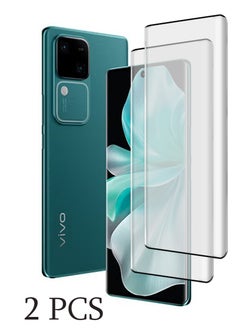 Buy Vivo V30 5G Screen Protector, 9H Tempered Glass Screen Protector for Vivo V30 5G, Case Friendly, Easy Installation,Anti-Scratch Film in Saudi Arabia