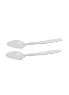 اشتري Falcon 50-Piece Disposable Plastic Tea Spoon 16.5 cm في الامارات