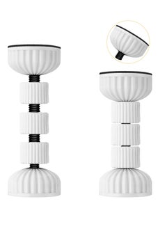 اشتري Headboard Plugs, 2 Pcs Bed Stoppers for Headboard, Adjustable Bedside Table Bed Telescopic Support Stabilizer Plugs, Bedside Anti Shake Tool for Beds Cabinets Sofas, 3.7-4.5 inch في السعودية