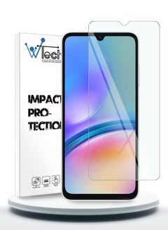 Buy Premium Series Curved Edges 9H 2.5D Tempered Glass Screen Protector For Samsung Galaxy A05s / A05 4G 2023 WTech Clear in UAE