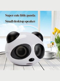 Buy USB Panda Mini Creative Cute Cartoon USB 2.0 Speaker Desktop Phone Laptop Small Sound System in Saudi Arabia
