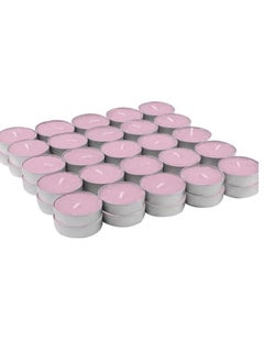 Buy 50 x Rose Tealights Scented Candles | Multipurpose | Smokeless with Impressive Fragrance | Ideal for Easily Decoration in Parties, Events & More in Egypt