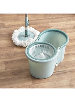اشتري Atlanta Easy Spin Mop Bucket Set 45 x 22 x 23.5 cm في الامارات