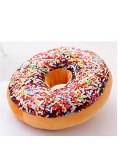 Buy 3D Doughnut Throw Pillow Cosy Seat Back Stuffed Pillow Cushion Round Food Shaped Pillow for Living Room Bedroom Home Decor in UAE