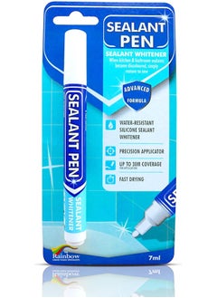 اشتري Sealant Pen White Caulk Marker Waterproof Silicone Colorant Paint Stain Remover White Narrow 5Mm Tip في الامارات