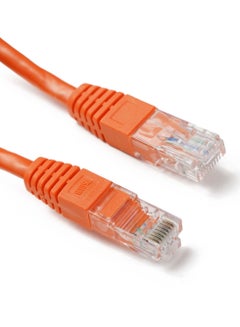 Buy CAT 6 Patch Cord Ethernet Cable 15 Meter Orange in Saudi Arabia