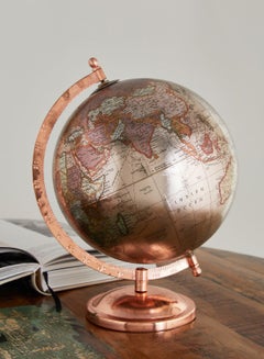 Buy Rose Gold Desk Globe in Saudi Arabia