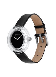 Buy Analog Round Waterproof  Wrist Watch With Leather Strap  25200020 in Saudi Arabia