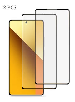 Buy 2 Pack Redmi Note 13 / Note 13 Pro Anti-drop Full Cover Screen Accessories Anti-Fingerprint Anti-scratch Protection film Protector Tempered Glass Comfortable Touch [Easy Installation] in Saudi Arabia