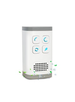 Buy Mini Ozone Ionic Air Purifier 2 in 1, Plug-in, Ionizer Air Purifier, Ozone Machine Odor Removal, Apartment Must Haves, Negative Ion Generator, Portable Air Purifier for Room (European Regulations) in Saudi Arabia