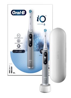 Buy Electric Toothbrush with Revolutionary iO6 Technology 5 Smart Modes Ultimate Clean Grey opal in UAE