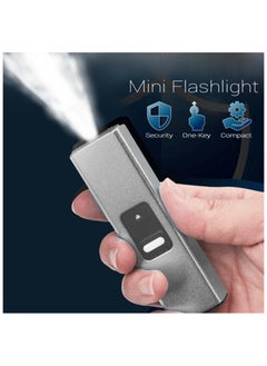 Buy Rechargeable LED Flashlight, Outdoor MultiFunctional Handheld Flashlight for Emergencies - Silver in Saudi Arabia