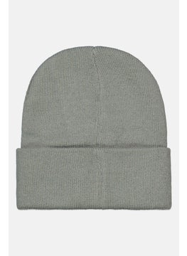 Buy Men Brand Logo Knit Beanie, Sage Green in UAE