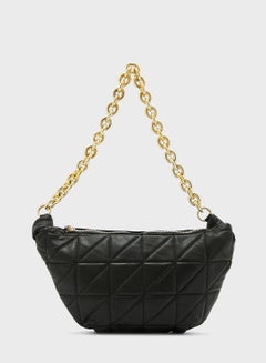 Buy Quilted Pouch Chain Shoulder Bag in Saudi Arabia