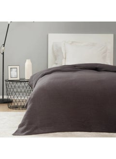 اشتري Home Back To Basic Anthracite Single Knitted Blanket 200.18.01.0952 في الامارات