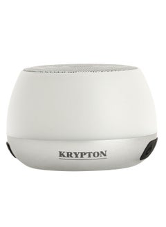 Buy Krypton Colourful Small RGB Light Wireless Speaker- KNMS5396/Hands-Free Call, Type C Charging, TWS Connection/ Small Size with Powerful Volume Ideal for Indoor and Outdoors/ Support 2 Wireless Speaker, 360 Surround Stereo Sound/ White Color, 2 Years Warranty in UAE