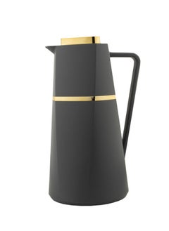 Buy Deva Coffee And Tea Vacuum Flask 1.0 Liter Grey/Gold in Saudi Arabia