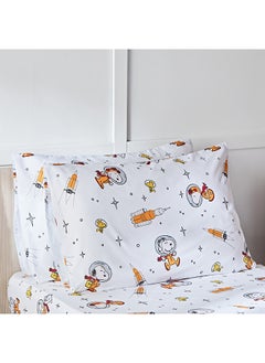 Buy Snoopy 2-Piece Pillowcase Set 75 x 50 cm in Saudi Arabia