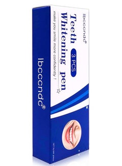 Buy Teeth Whitening Pen (3 Pieces) -Teeth Whitener with Painless No Sensitivity Teeth Whitening Gel for Remove Stain Effective & Quickly Teeth Whitening Pens (More Than 20 Use) in UAE