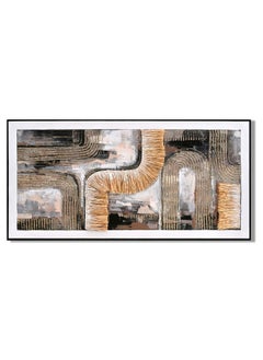 Buy Rabat Surreal Symphony Print Framed Wall Art Captivating Abstract Design Wall Decoration Arts For Bedroom Living Room Home Office Adds Artistic Elegance And Flair 72X142X4.5Cm in UAE