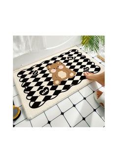 اشتري New Bathroom Anti Slip Diatomaceous Earth Floor Mat في السعودية