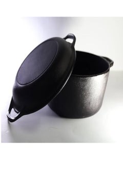 Buy 2*1 eBASKET pot and frying pan, size 26, made of cast iron in Egypt