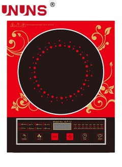 اشتري Portable Induction Cooktop,Countertop Burner With Multi-Function, 2200w Electric Stove With Easy Clean Glass,8 Modes Sensor Touch Cooker,Red في السعودية