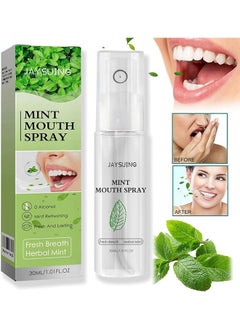 Buy Mint Mouth Spray 30ml, Fresh Breath Oral Care Essence,Breath Freshener, Bad Breath Treatment, Long Lasting Breath Spray for Bad Breath, Fresh Breath Spray for Mouth Freshener in UAE