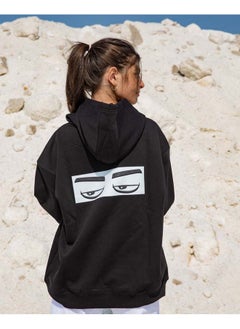 Buy ma3lesh-unisex-oversized-hoodie-black-1 in Egypt